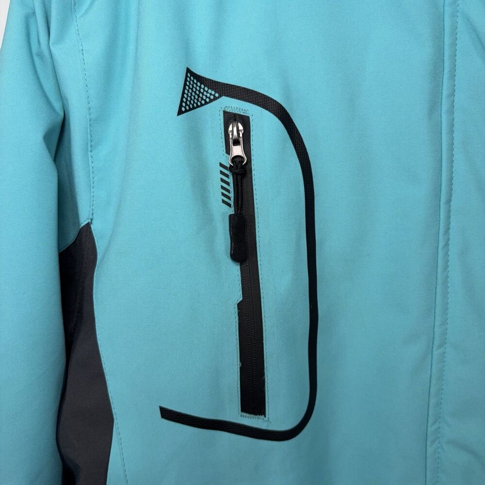 Wantdo Ski Snowboard Jacket Women Large Light Blue Fleece Lined Insulated Hooded - Picture 5 of 16